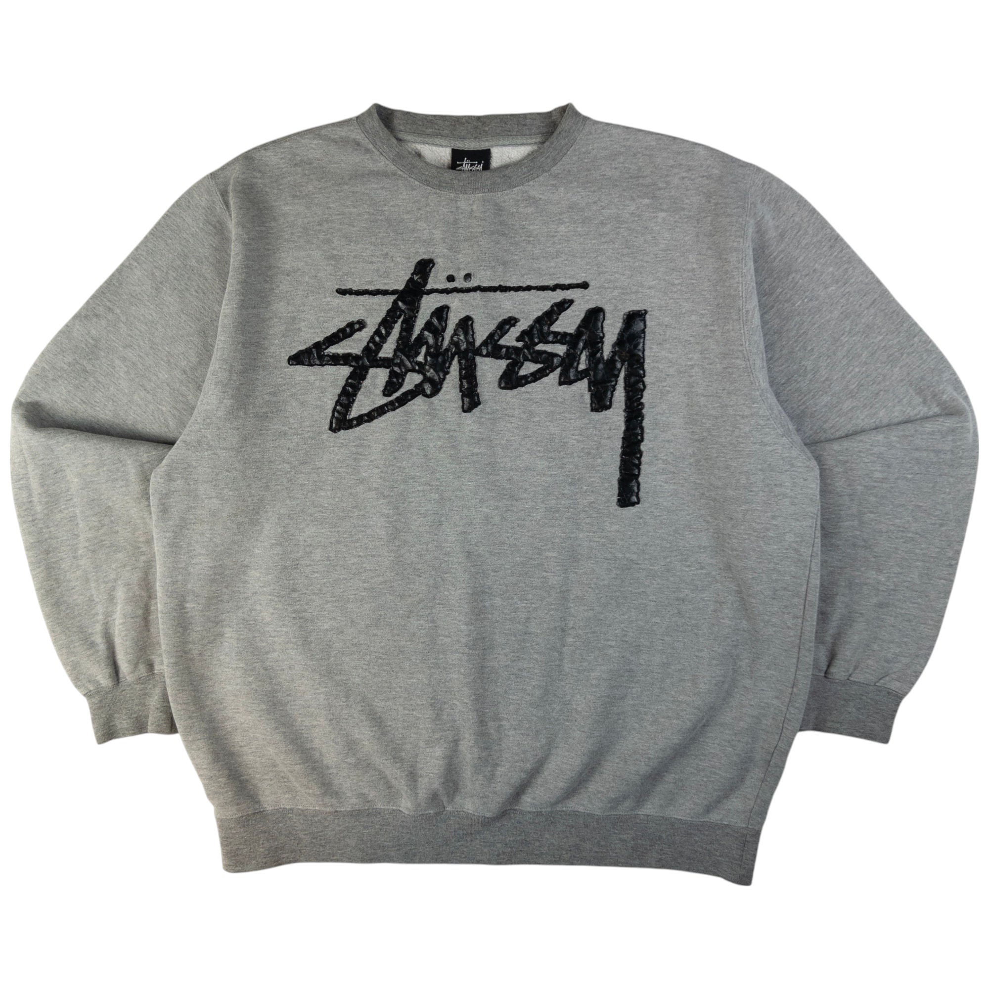 Vintage Stussy Crocodile Applique Sweatshirt Size M