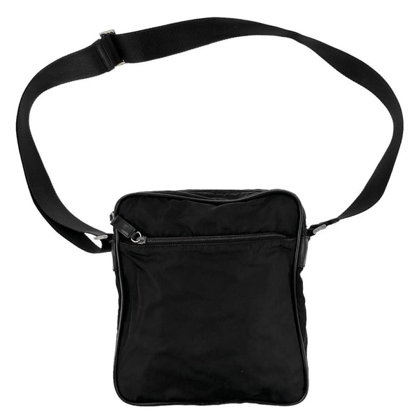 Prada Nero Buckle Nylon Cross-body Bag