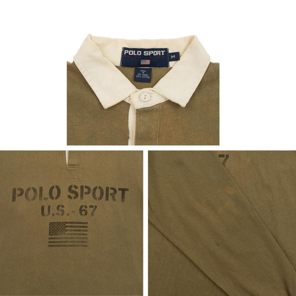 Vintage Ralph Lauren Polo Sport Long Sleeve Polo Shirt Size L