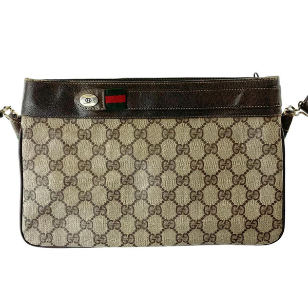 Vintage Gucci Monogram Cross Body Bag - second wave vintage store