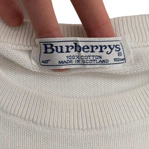 Vintage Burberry Knitted Jumper Size S
