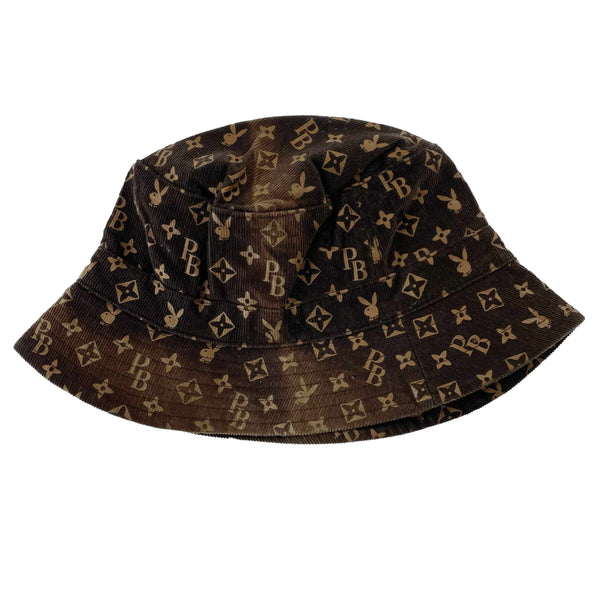 Vintage Playboy LV Parody Black Bucket Cap – ATTASTORES