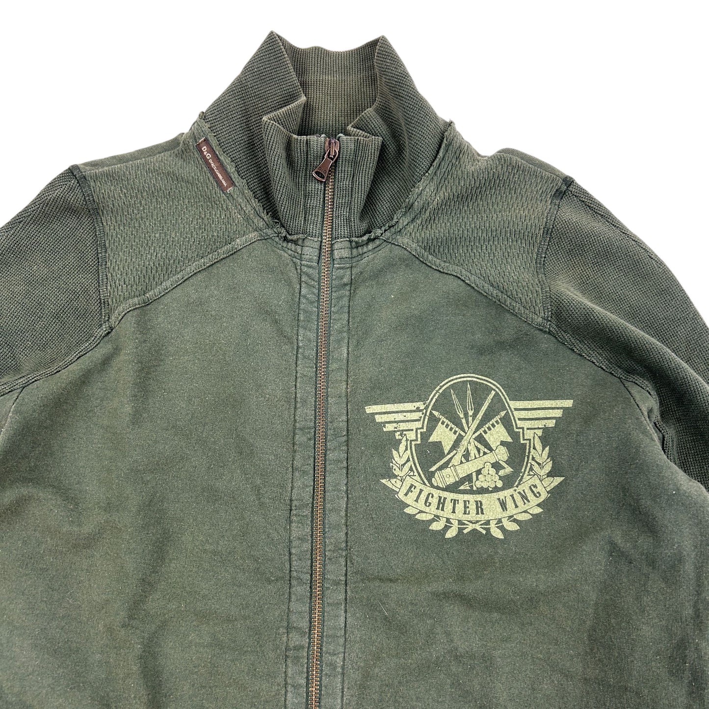 Vintage Dolce & Gabbana Fighter Wing Zip Jacket Size M