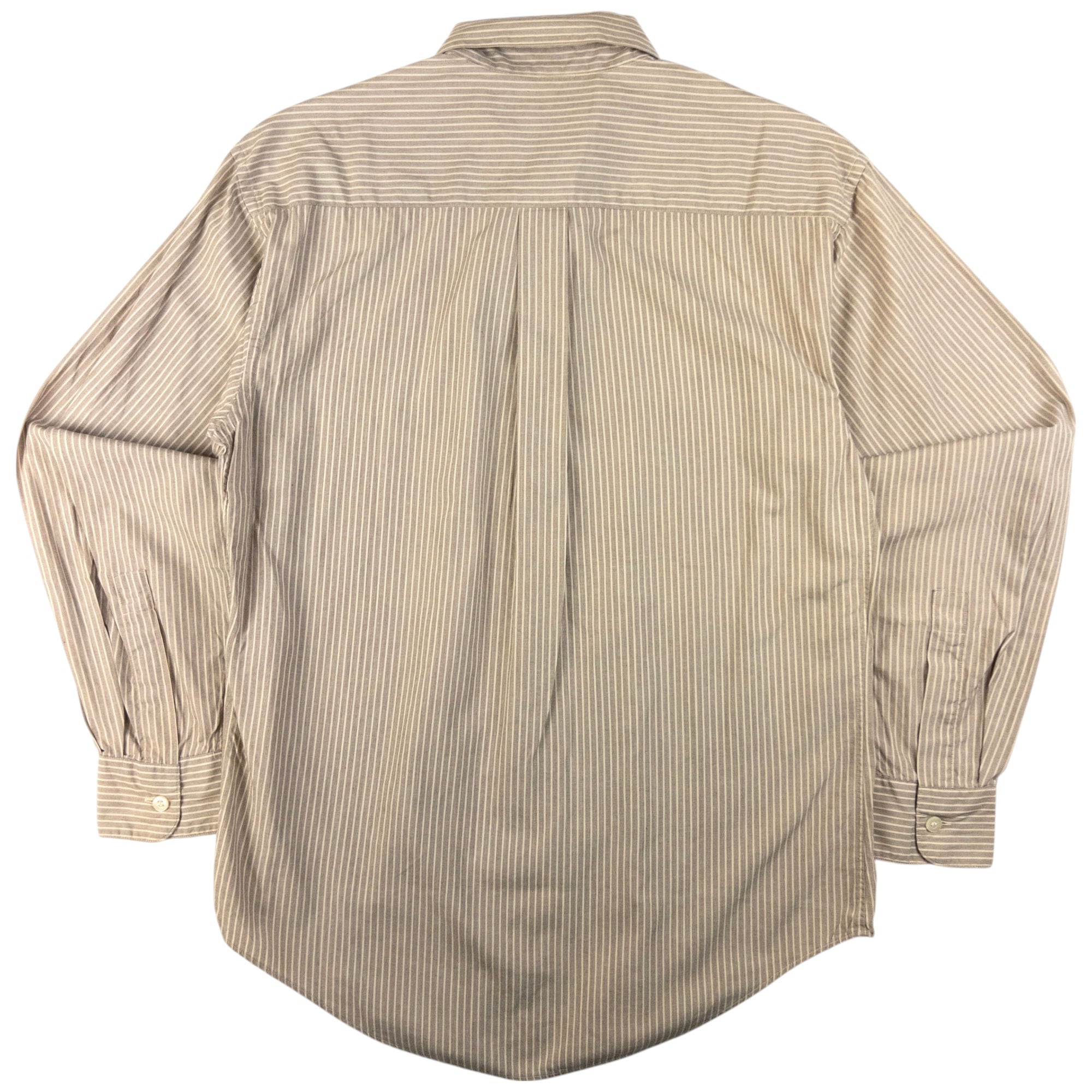 Vintage Issey Miyake Striped Long Sleeve Button Up Shirt Size M