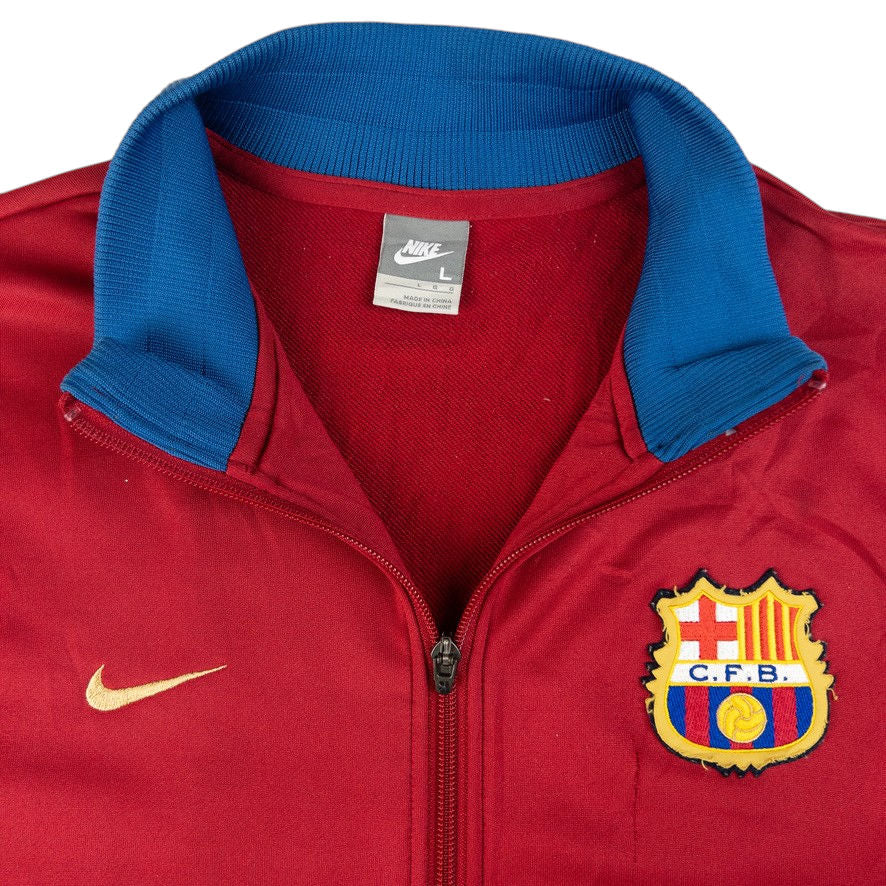 Vintage Nike FCB Barcelona Zip Up Jacket Size L