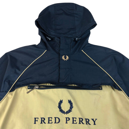 Vintage Fred Perry Q Zip Hooded Jacket Size M