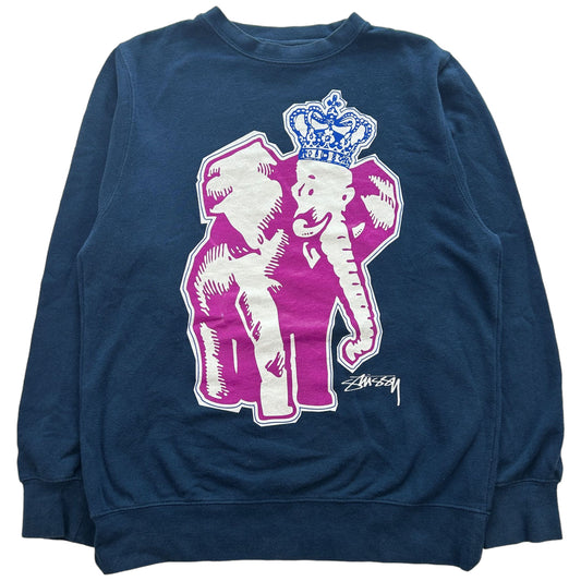 Vintage Stussy Elephant Sweatshirt Size S