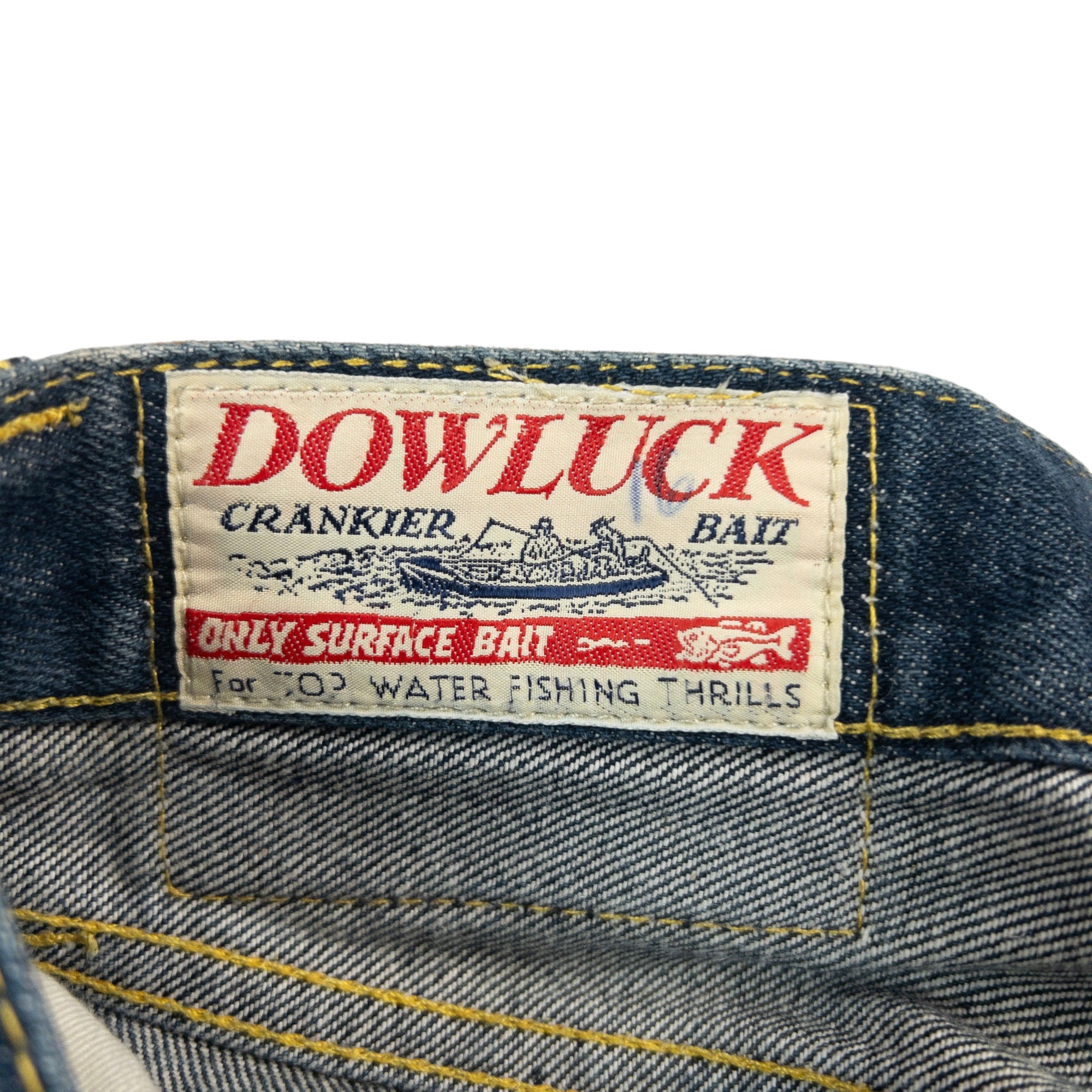 Vintage Evisu Genes Osaka Dowluck Japanese Denim Jeans Size W30