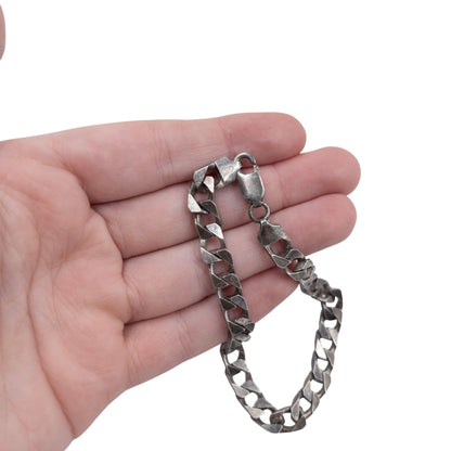 Vintage Silver Chain Bracelet