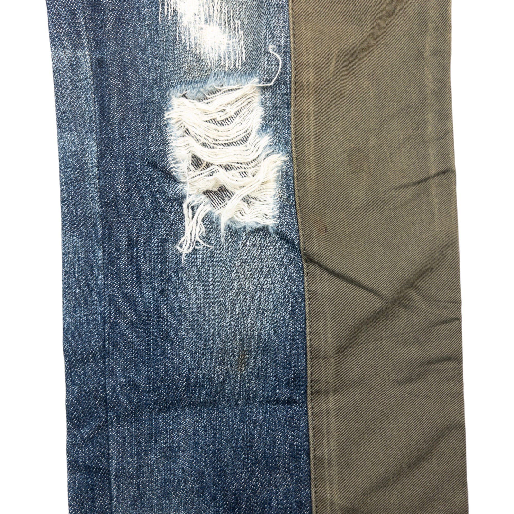 Vintage Dolce & Gabbana Denim Cargo Split Trousers Size W31