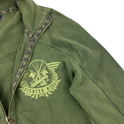 Vintage Dolce & Gabbana Fighter Wing Zip Jacket Size M