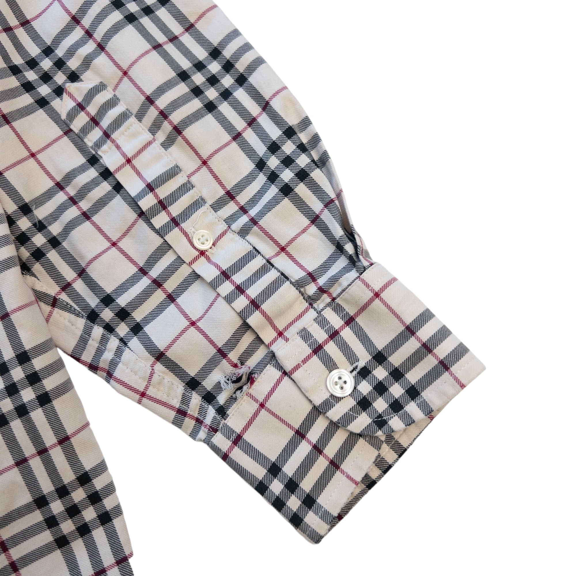 Vintage Burberry Button Up Nova Check Shirt Size L