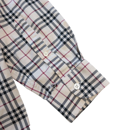 Vintage Burberry Button Up Nova Check Shirt Size L