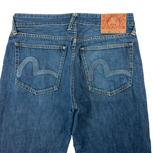 Vintage Evisu Double Gull Japanese Denim Jeans Size W32