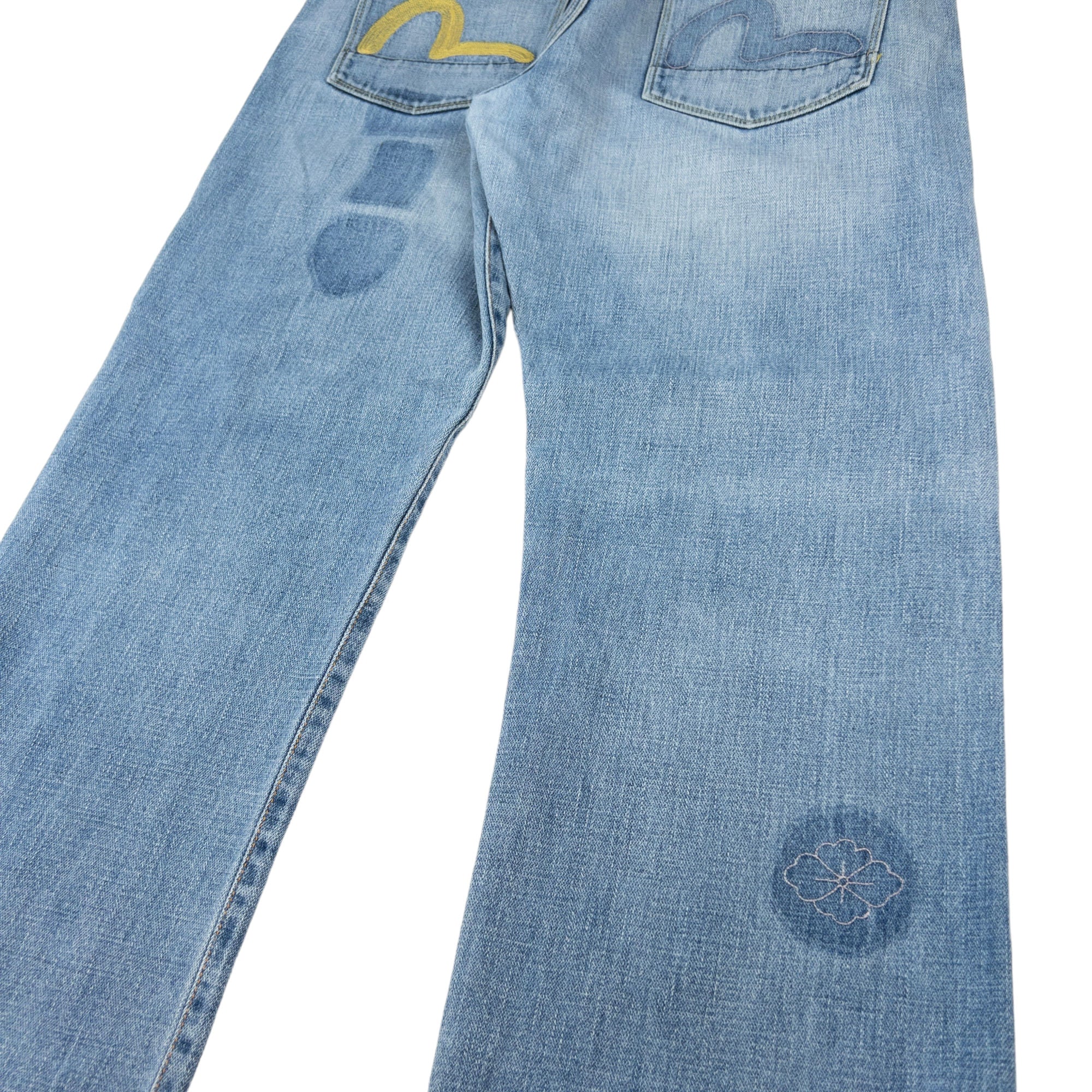 Vintage Evisu Double Gull Japanese Denim Jeans Size W34