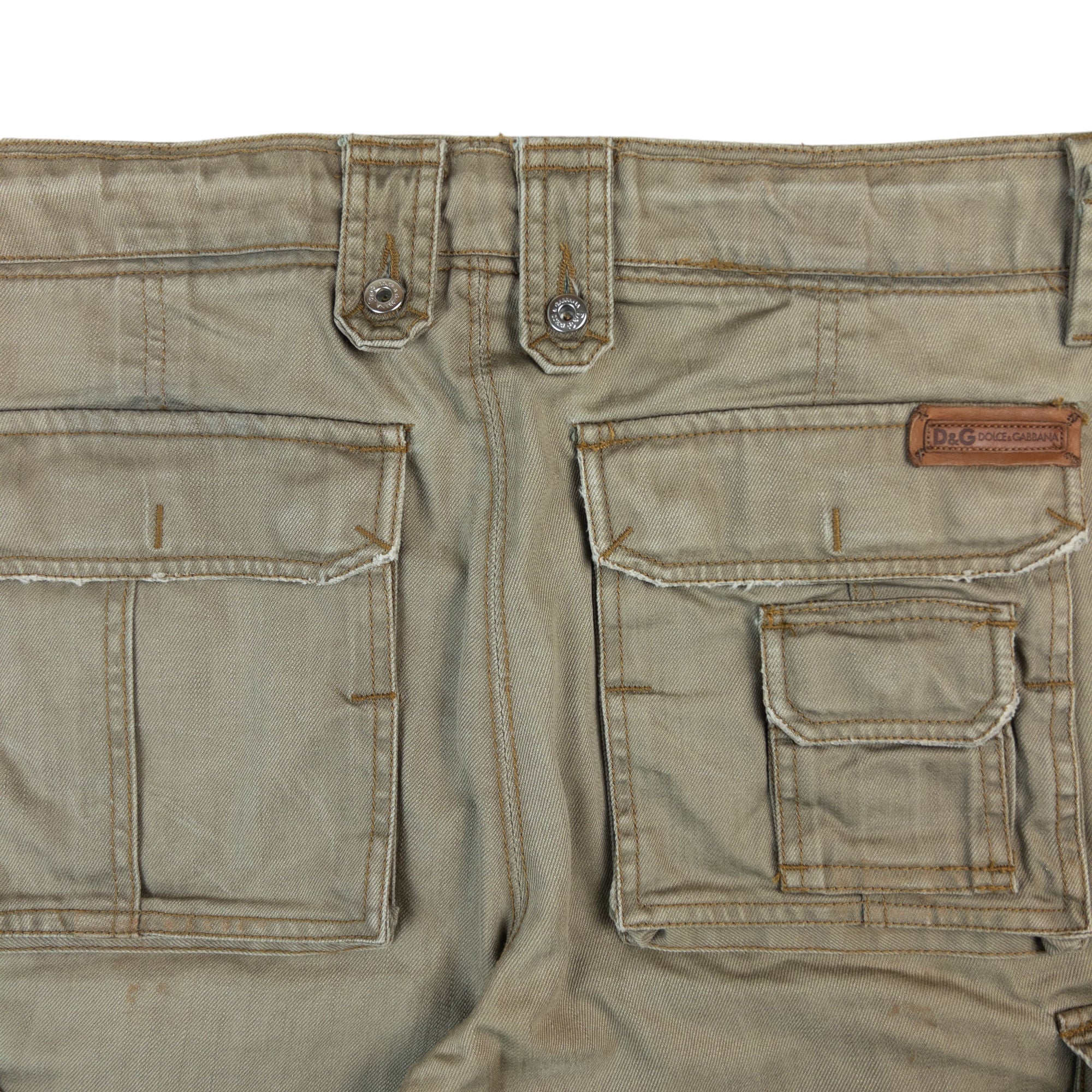 Vintage Dolce & Gabbana Multi Pocket Cargo Shorts Size W34