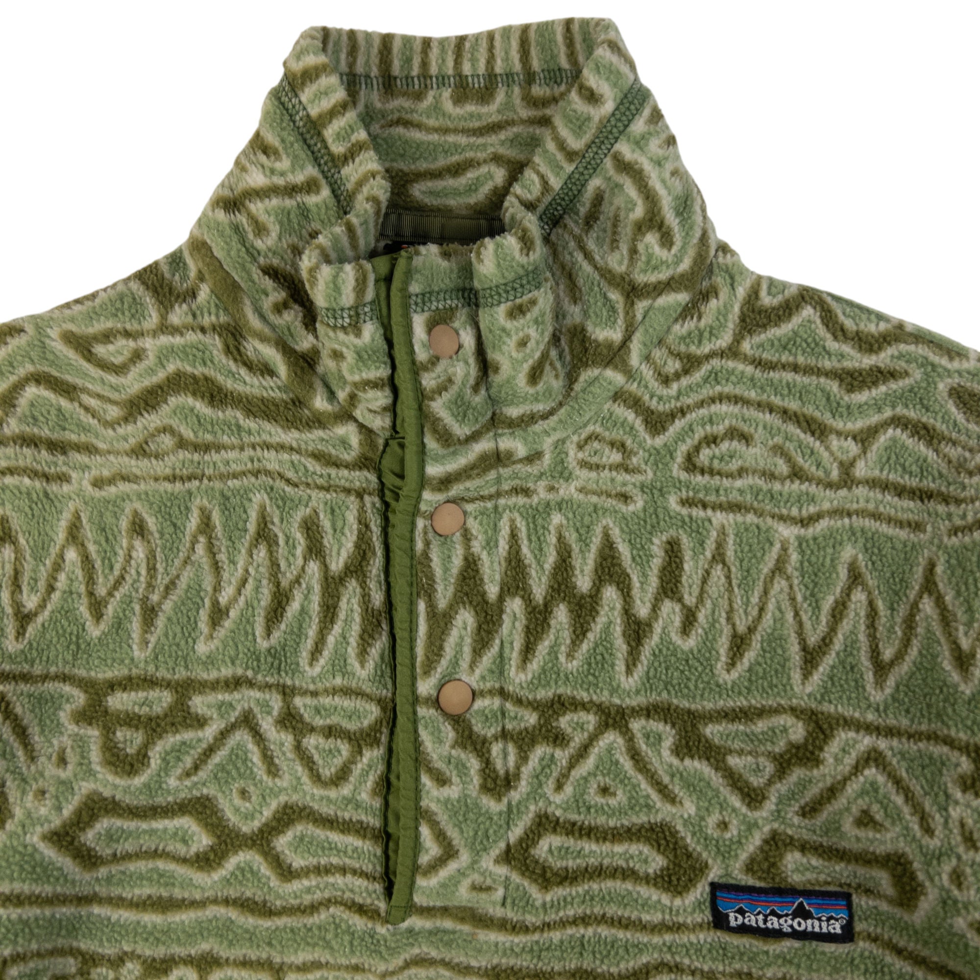 Vintage 1998 Patagonia Sagebush Snap T Button Fleece Sweatshirt Size S