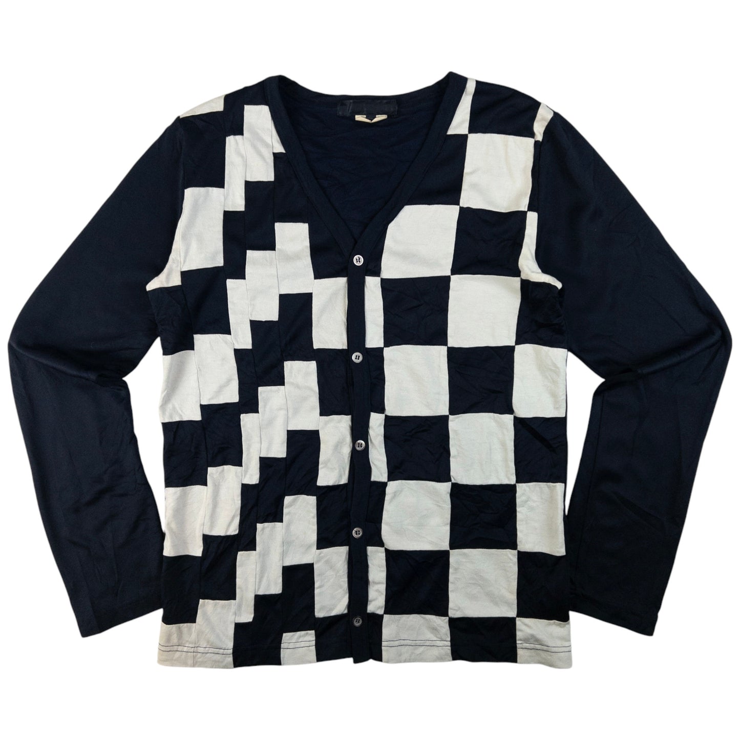 Vintage Comme Des Garçons Checkerboard Cardigan Women's Size M