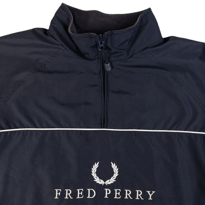 Vintage Fred Perry Q Zip Jacket Size XL