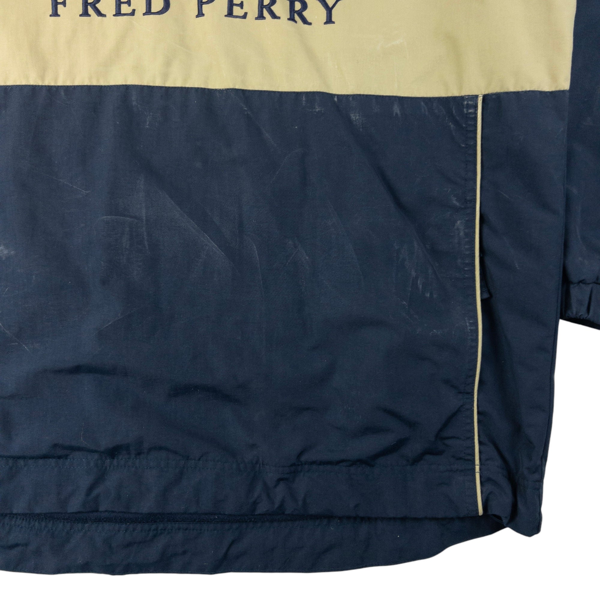 Vintage Fred Perry Q Zip Hooded Jacket Size M