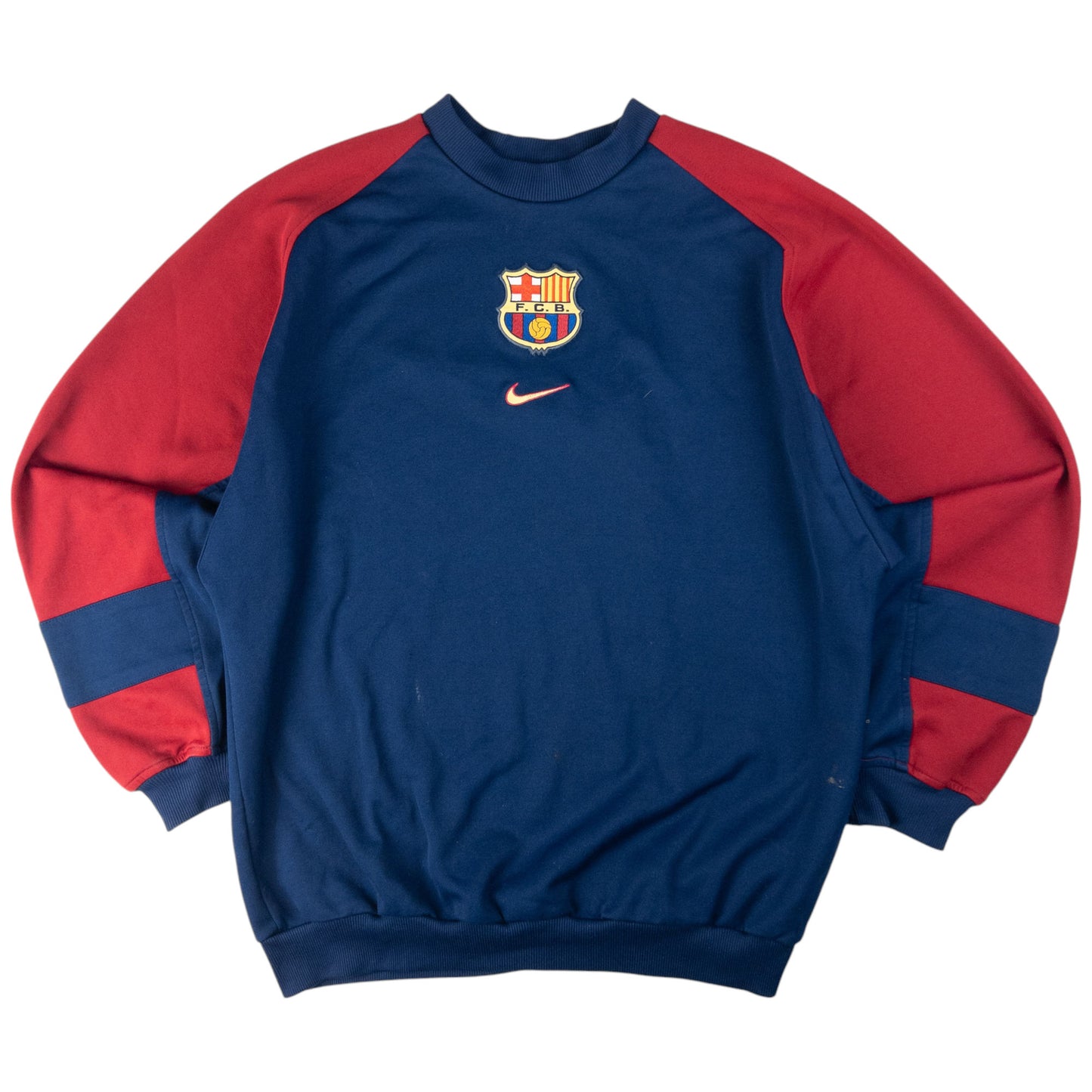 Vintage Nike FC Barcelona Sweatshirt Size M