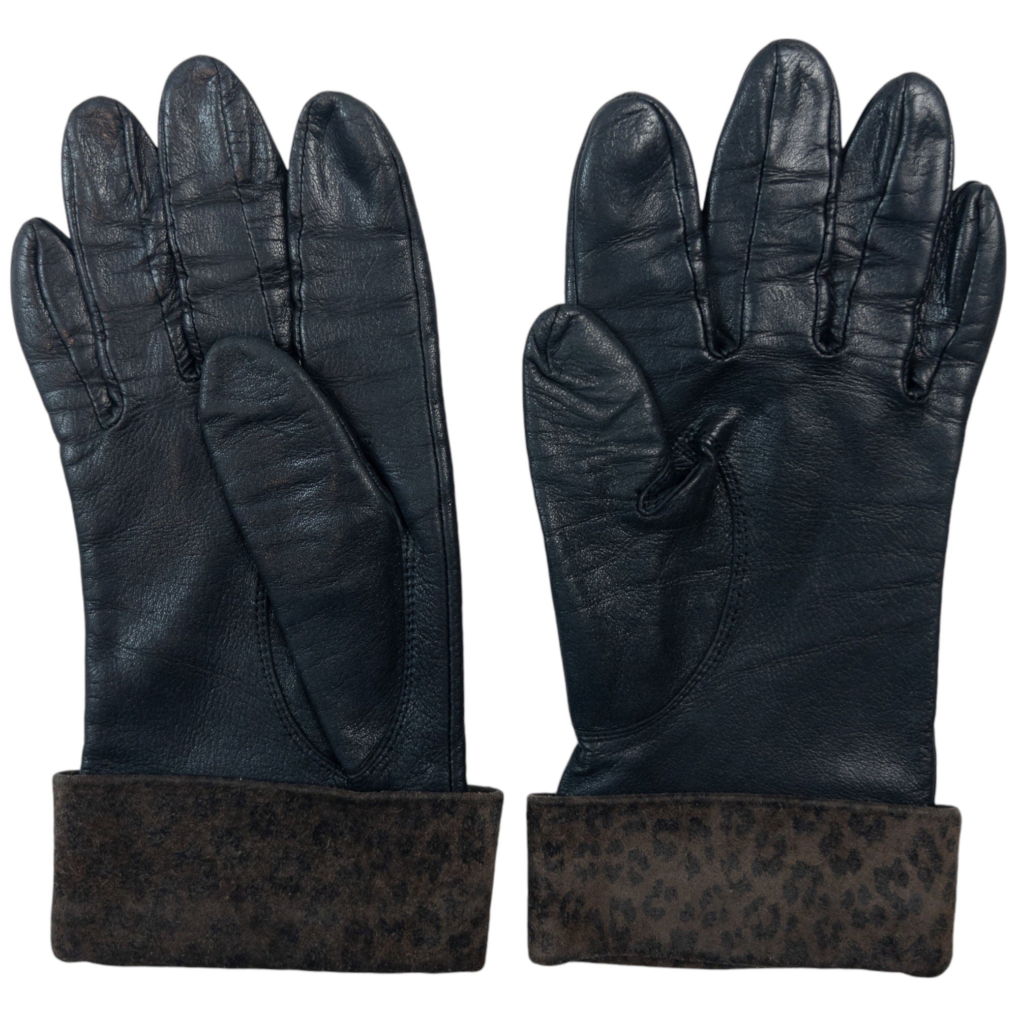 Vintage YSL Yves Saint Laurent Leather Women's Gloves