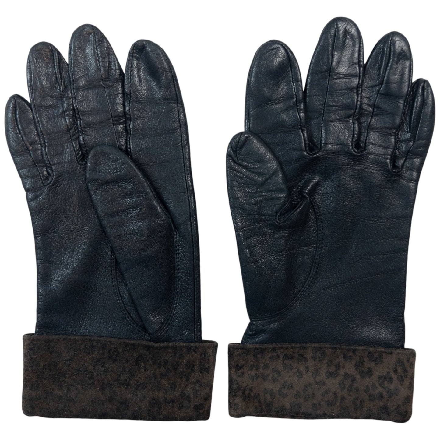 Vintage YSL Yves Saint Laurent Leather Women's Gloves