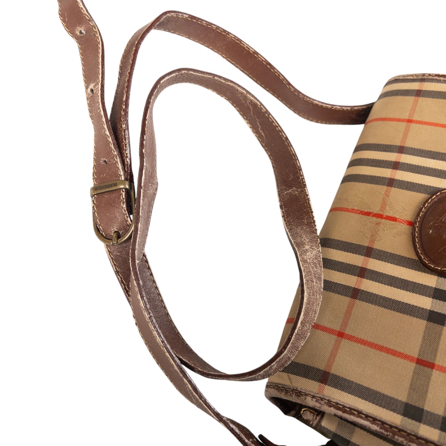 Vintage Burberry Nova Check Crossbody Bag