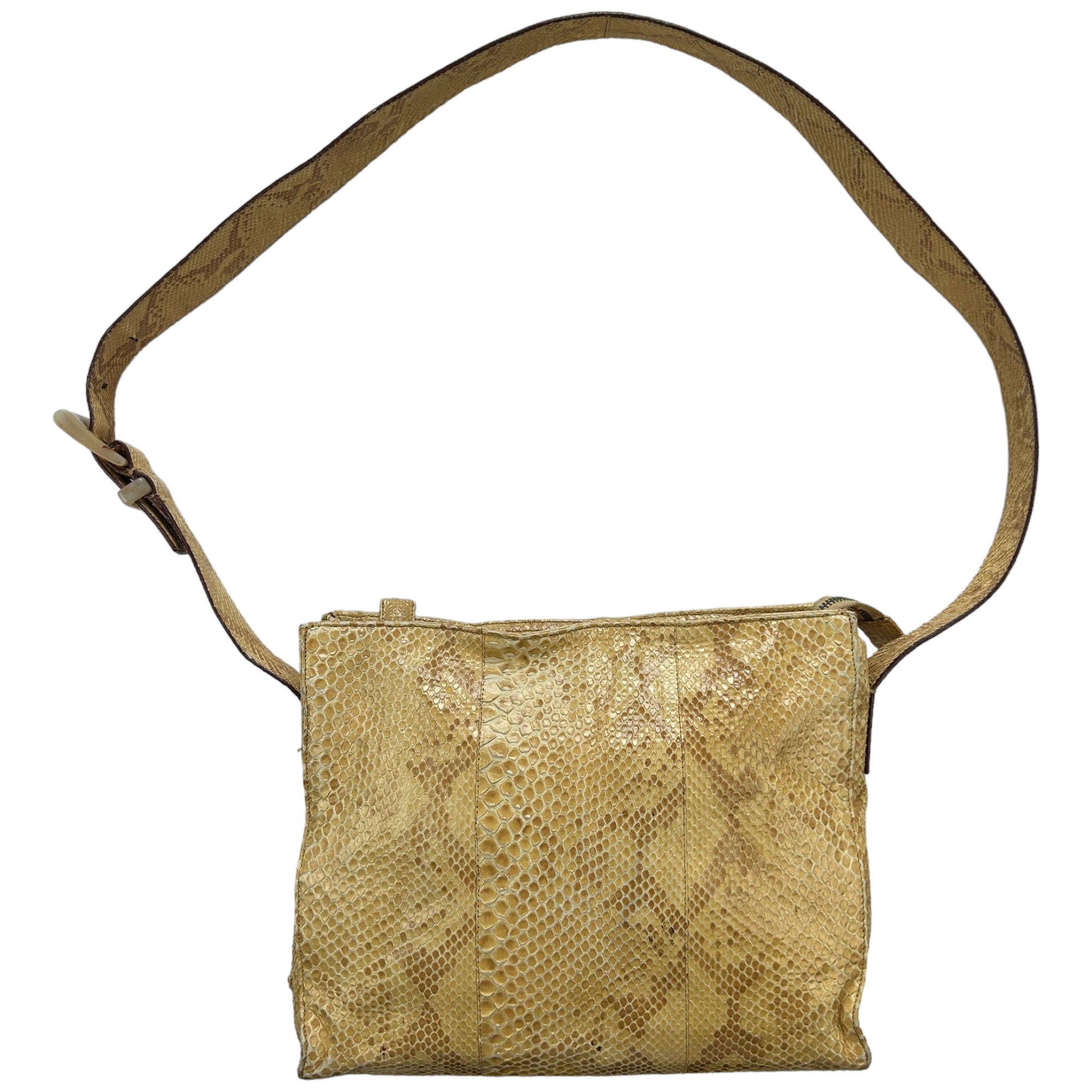 Vintage Prada Python Leather Shoulder Bag