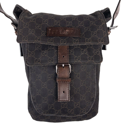 Vintage Gucci Monogram Crossbody Bag