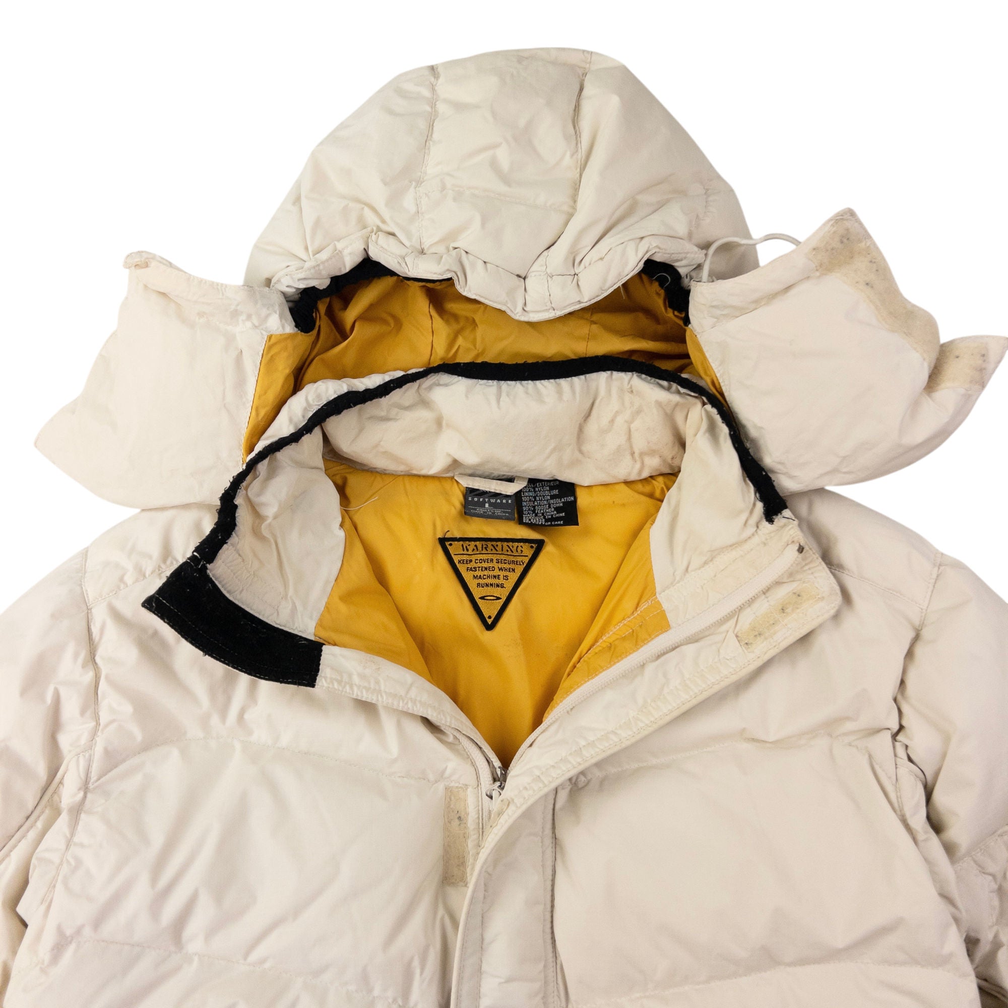 Vintage Oakley Zip Up Puffer Snowboarding Jacket Size S