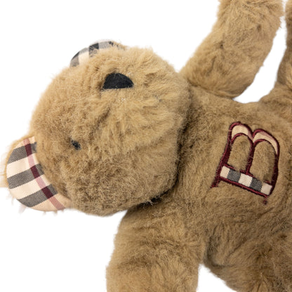 Vintage Burberry Embroidered Nova Check Teddy Bear