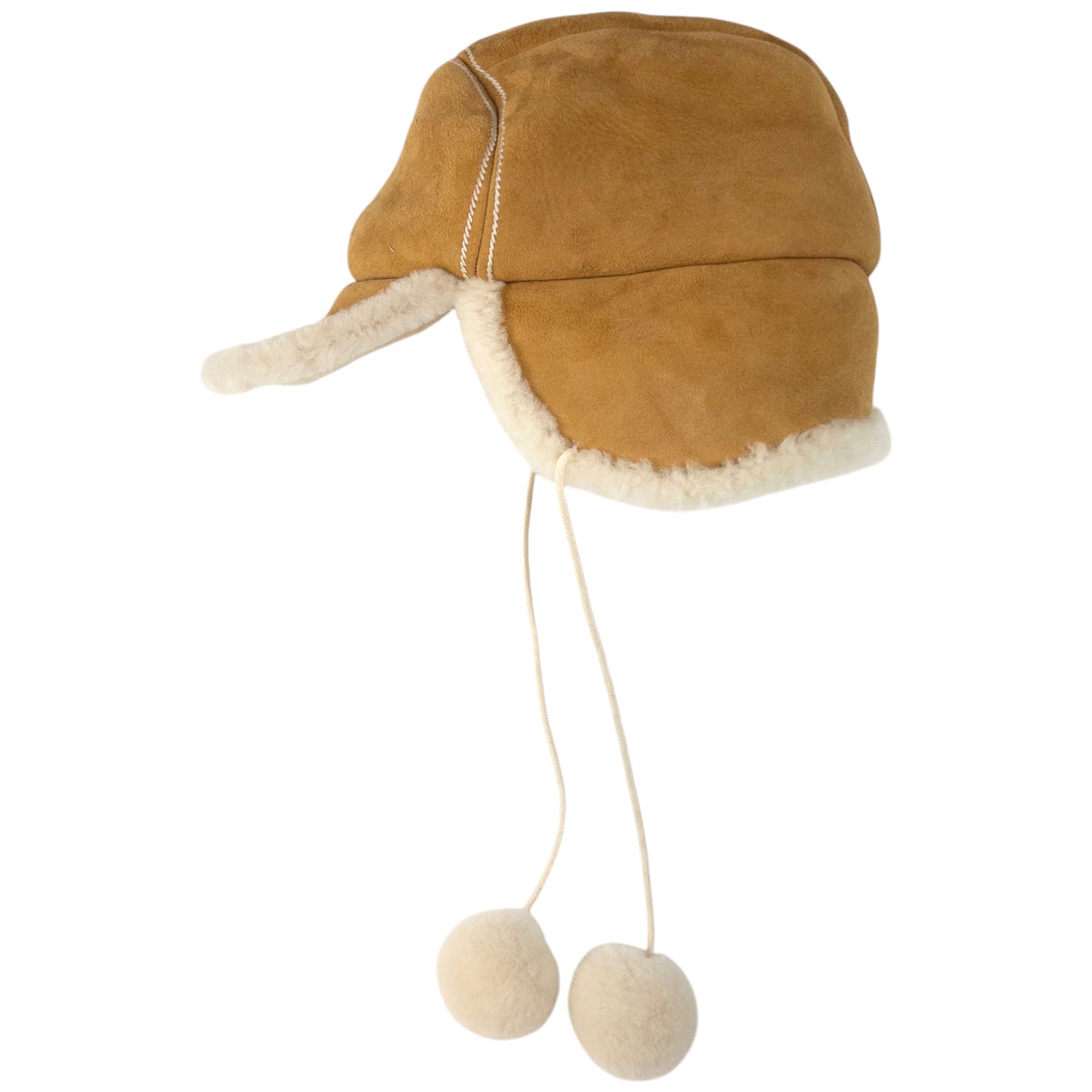 Vintage Dior Sheep Skin Wool Trapper Hat