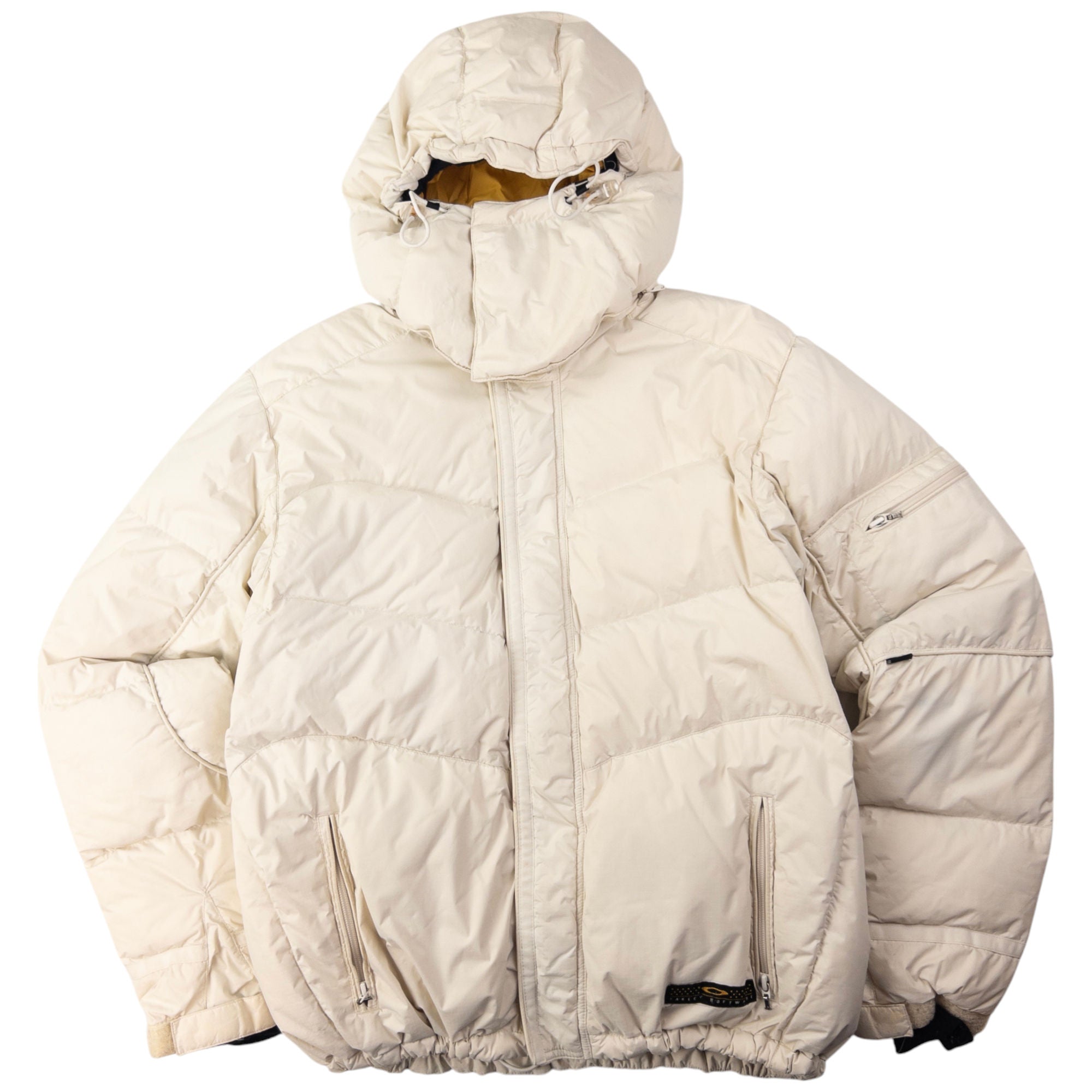 Vintage Oakley Zip Up Puffer Snowboarding Jacket Size S
