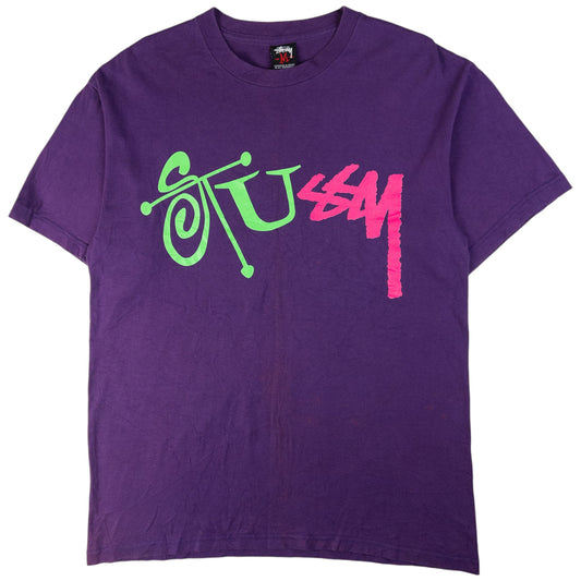 Vintage Stussy Graphic T Shirt Size M