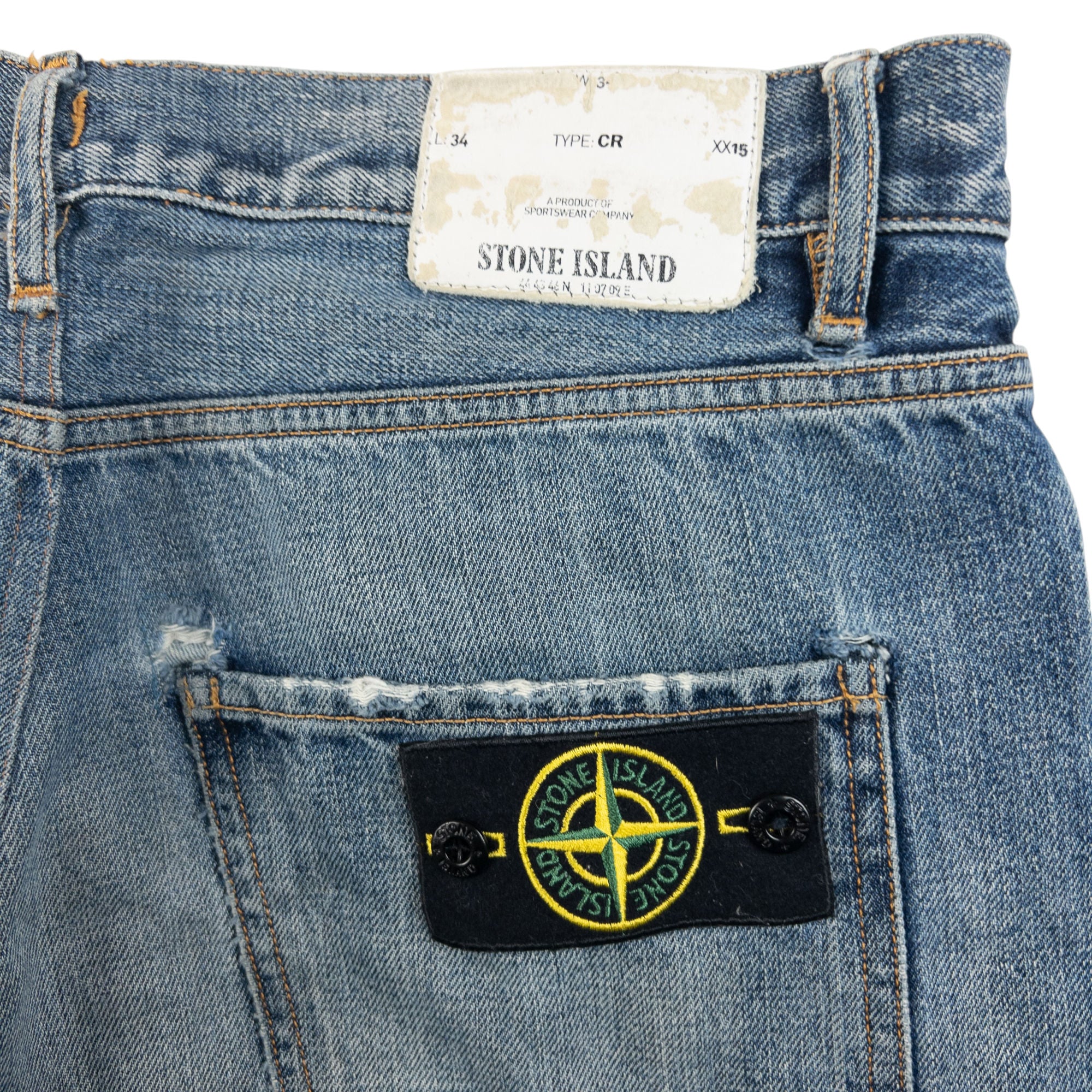 Vintage Stone Island Denim Jeans Size W34