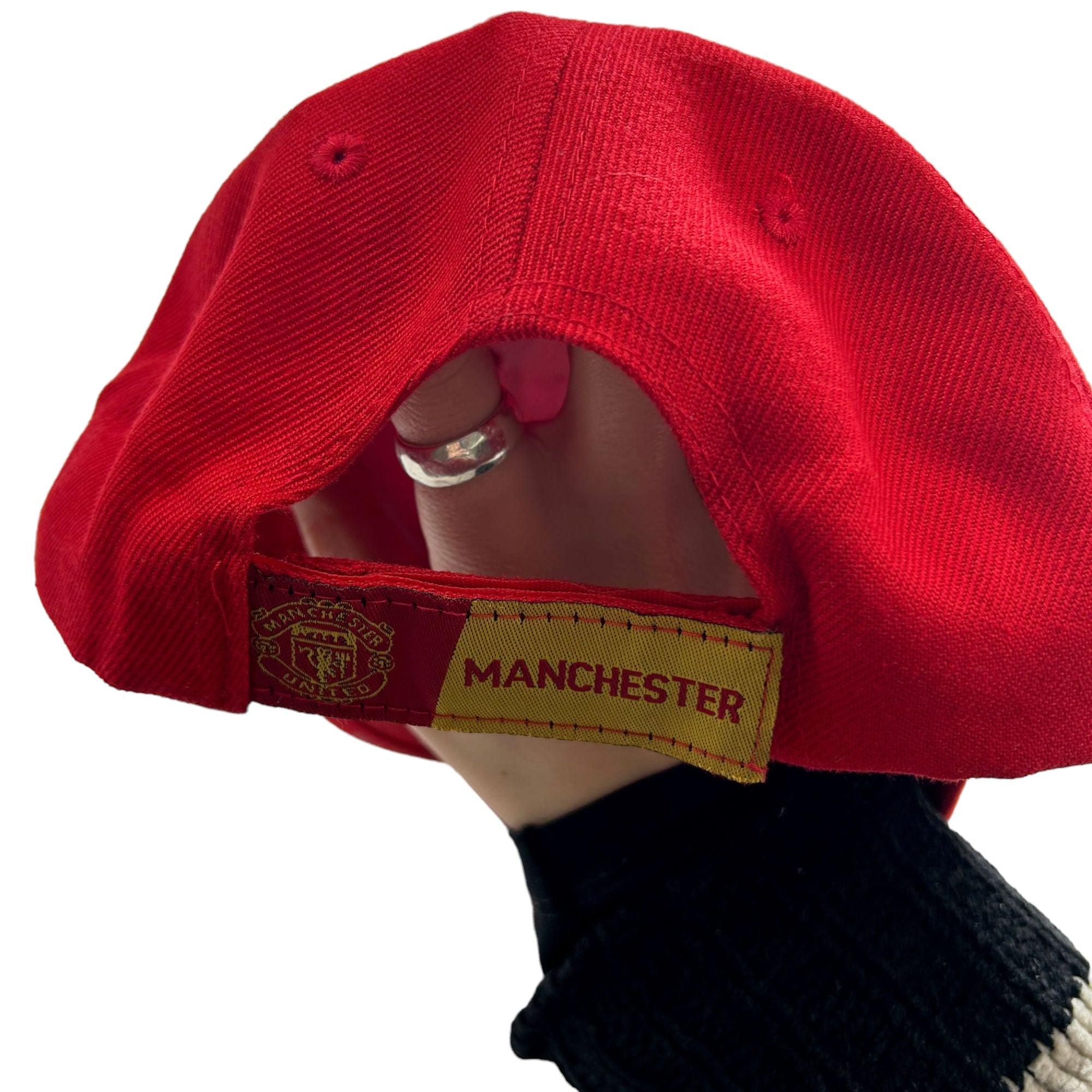 Nike Manchester United Cap Red Embroidered Cotton 00s Streetwear 