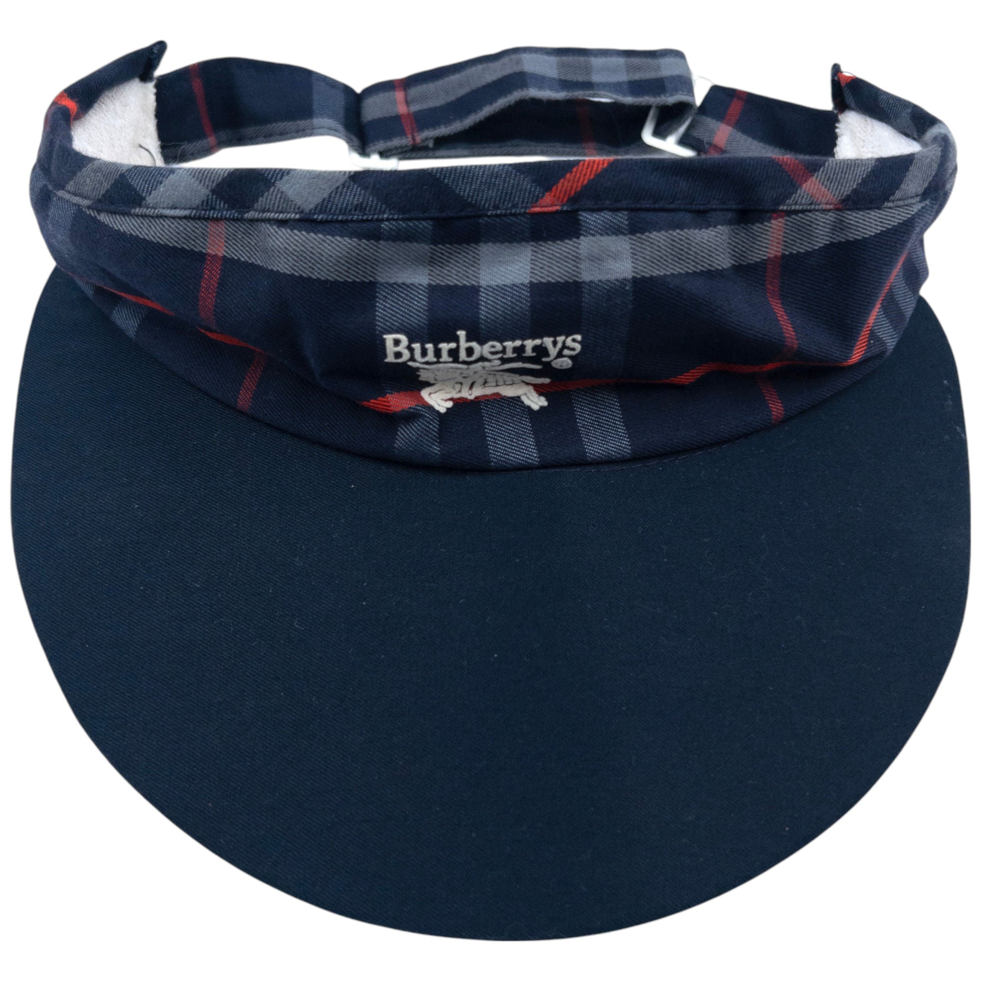 Vintage Burberry Nova Check Visor Hat