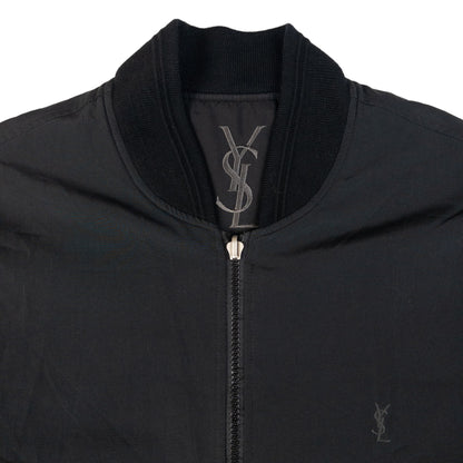 Vintage YSL Yves Saint Laurent Padded Bomber Jacket Size L