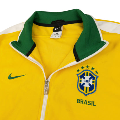 Vintage Nike Brazil CBF Zip Up Jacket Size XL