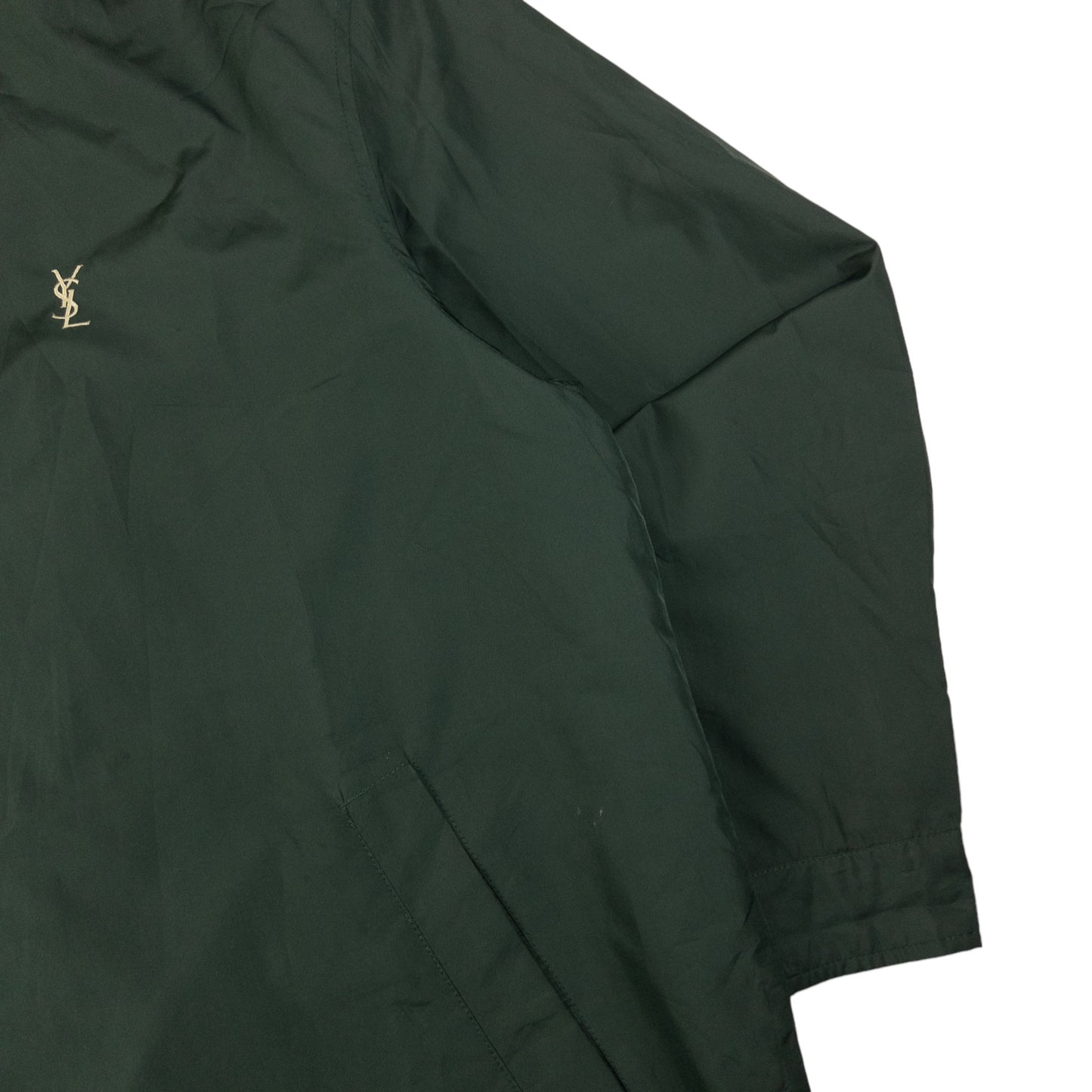 Vintage YSL Yves Saint Laurent Zip Up Raincoat Size XL