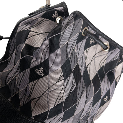 Vintage Vivienne Westwood Argyle Shoulder Bucket Bag