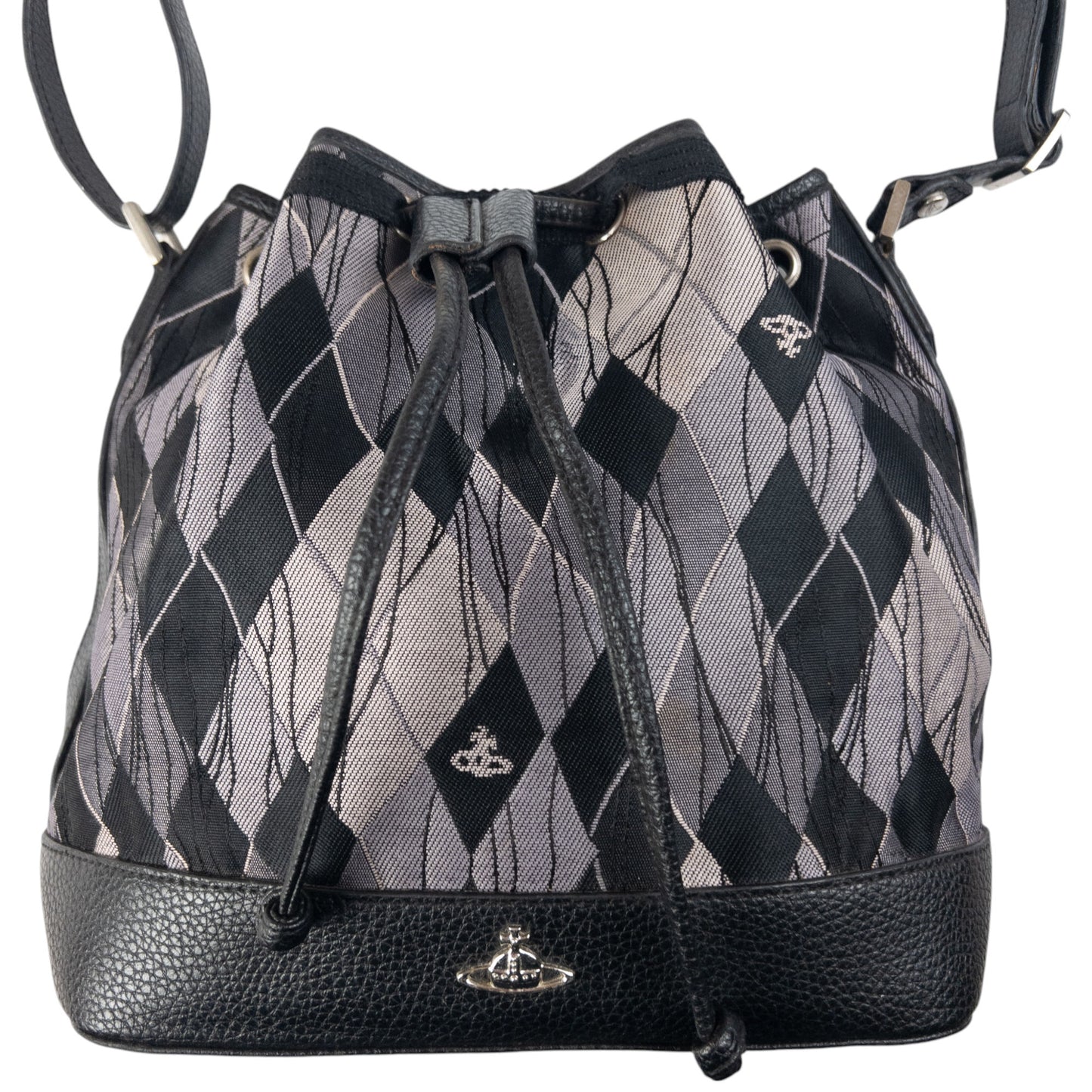 Vintage Vivienne Westwood Argyle Shoulder Bucket Bag