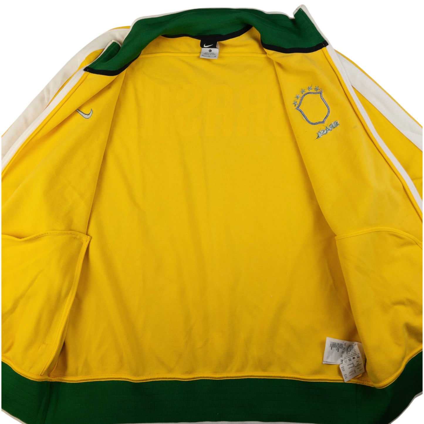 Vintage Nike Brazil CBF Zip Up Jacket Size XL