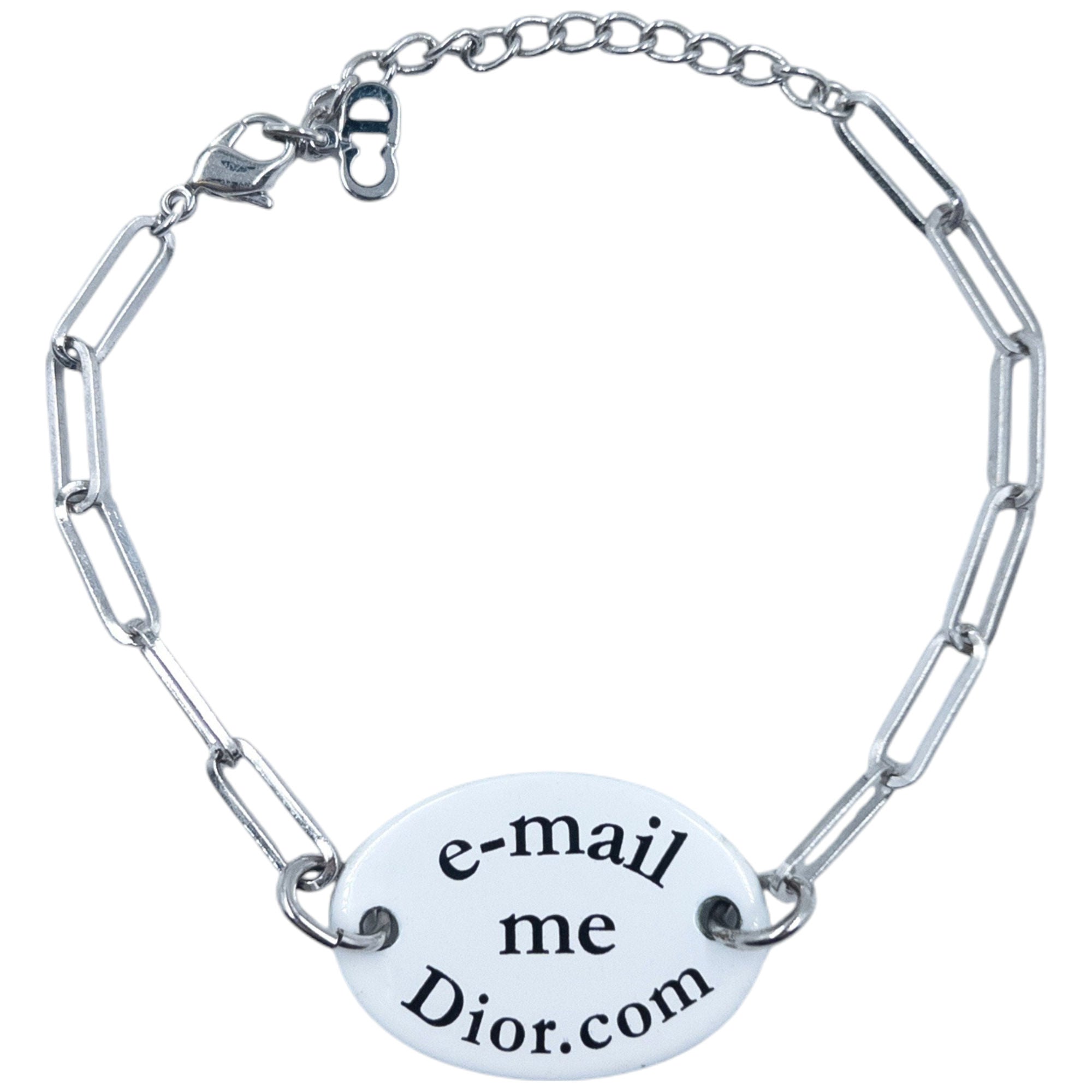 Vintage Dior J'adore Email Me Tag Bracelet