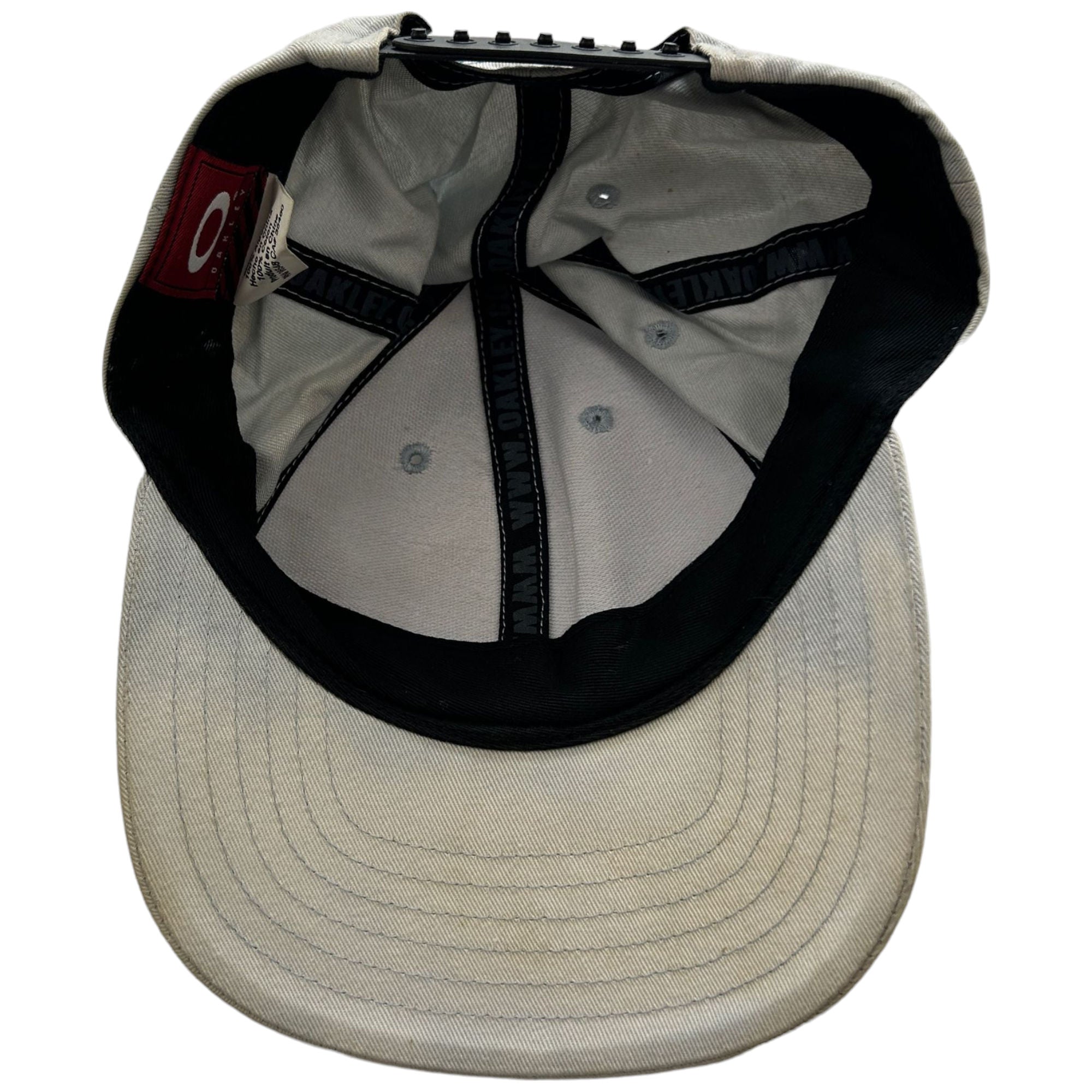 Oakley Cap Grey Butterfly Corduroy Hat One Size Cotton Y2K 