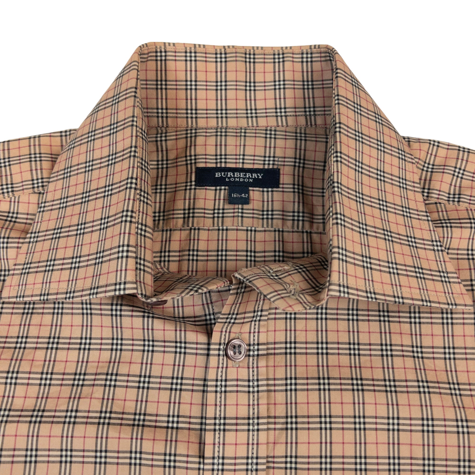 Burberry shirt size 42 best sale