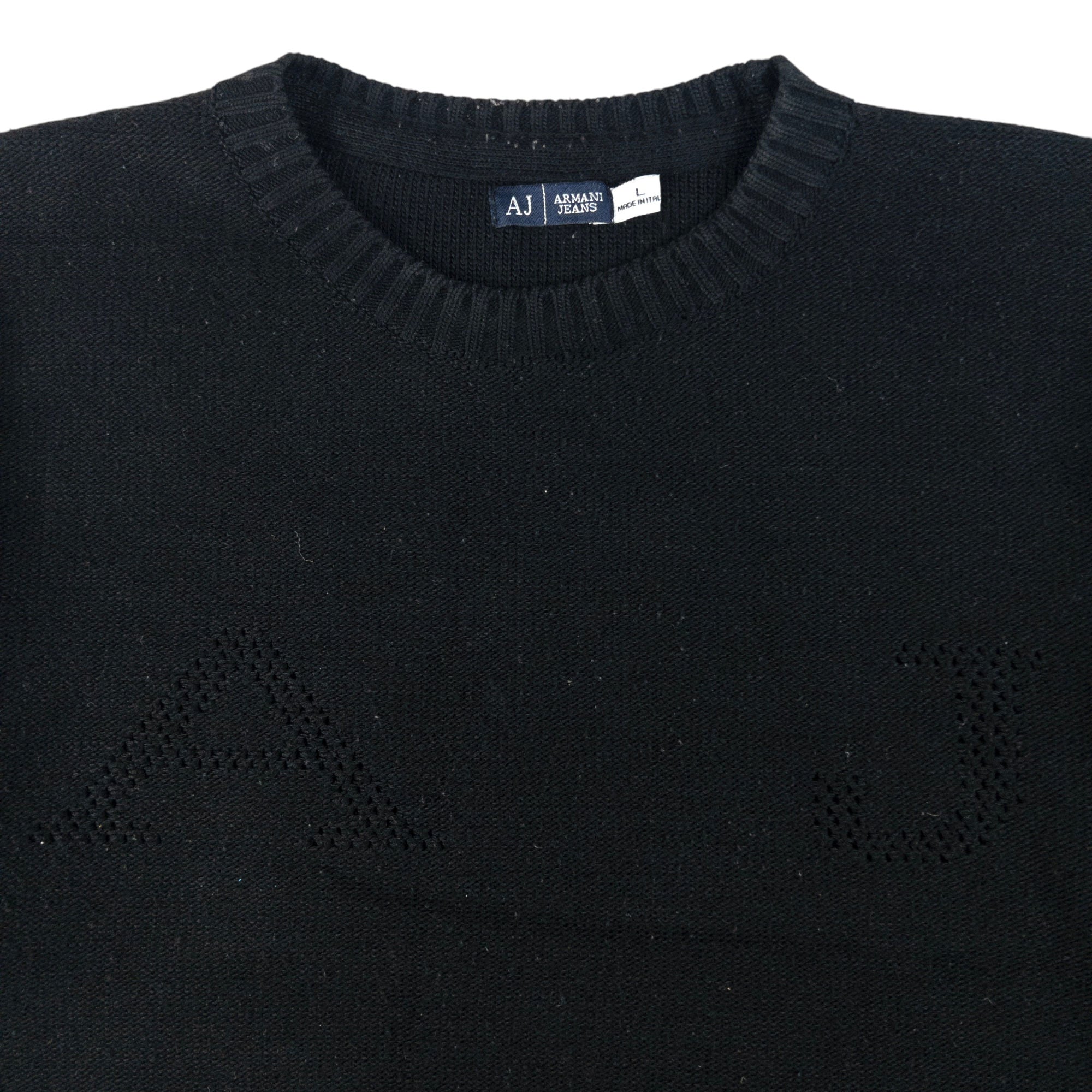 Vintage Armani Jeans Knitted Jumper Size L