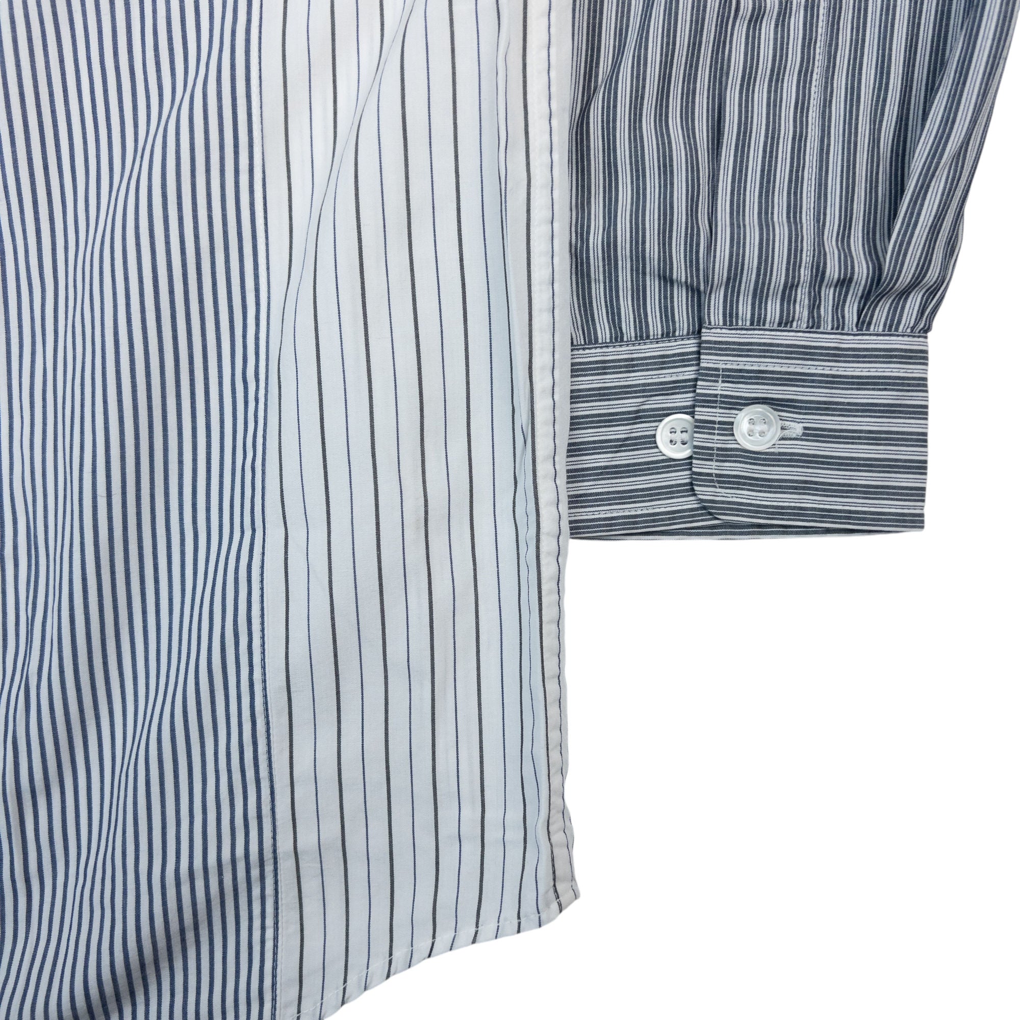 Vintage Issey Miyake Striped Long Sleeve Button Up Shirt Size M