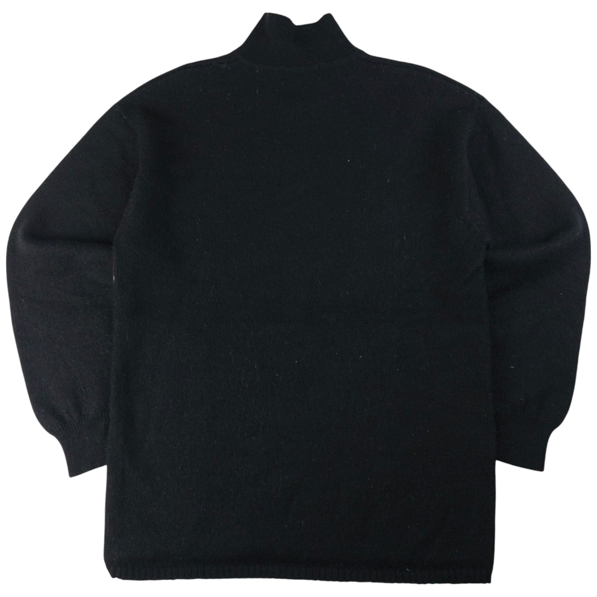 Vintage Issey Miyake Quarter Zip Knit Jumper Size M